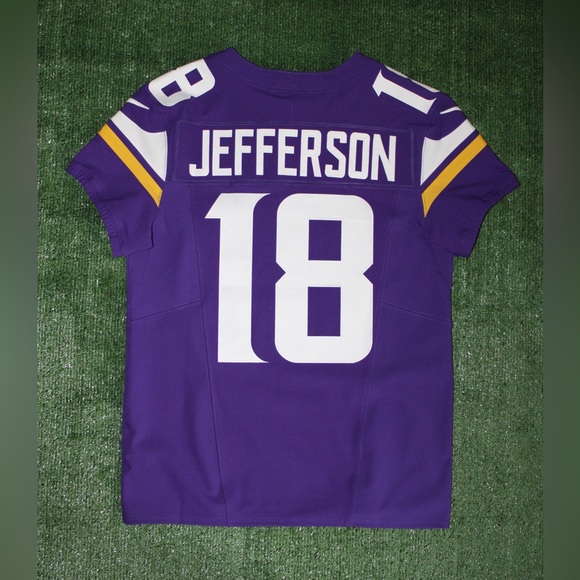 Authentic Justin Jefferson Minnesota Vikings Nike Vapor Elite FUSE Jersey Sz 44 - Picture 6 of 7
